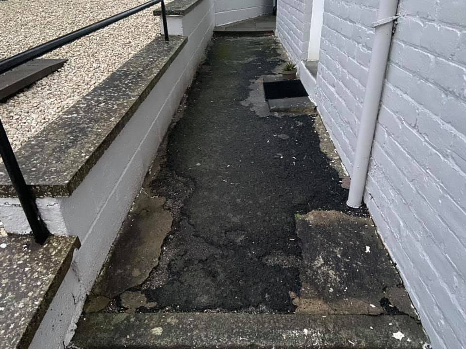 Tarmac Footpath Refurfaced - Galashiels, Borders