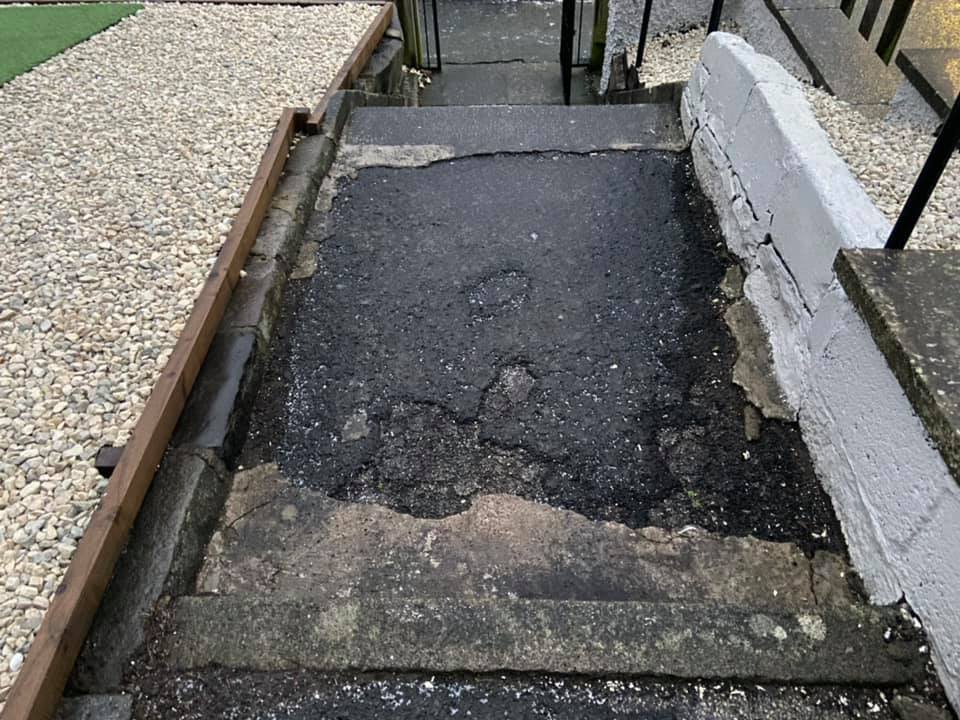 Tarmac Footpath Refurfaced - Galashiels, Borders