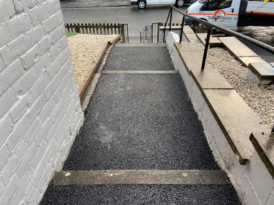 Tarmac Footpath Refurfaced - Galashiels, Borders