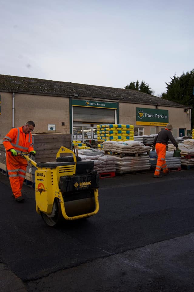 Re-surface Building Suppliers' Depot - Scottish Borders