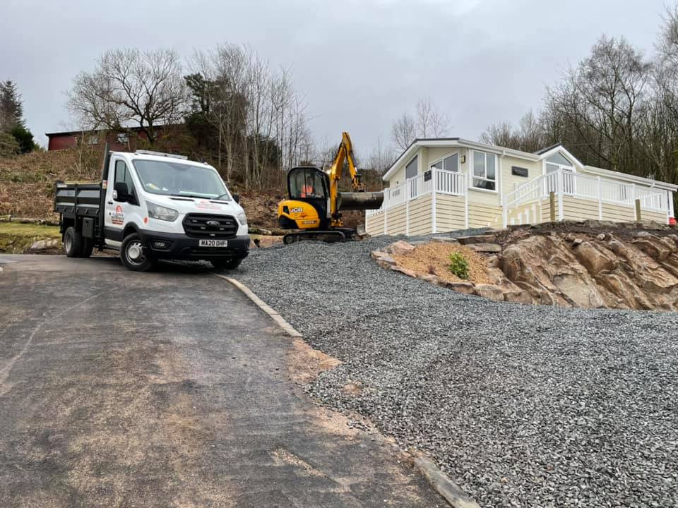 Road Surfacing Contractor Dumfries - Caravan Park Works