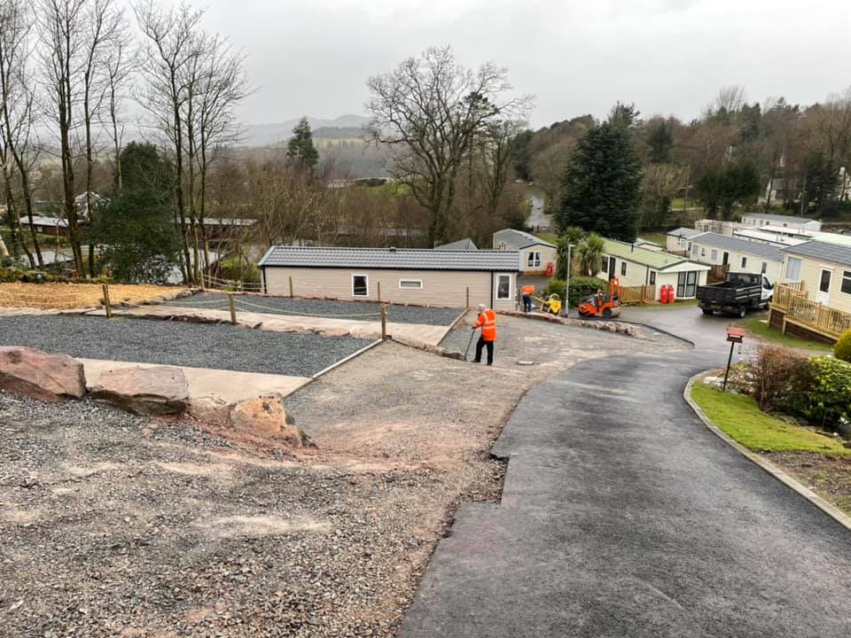 Road Surfacing Contractor Dumfries - Caravan Park Works