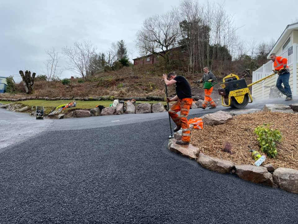 Road Surfacing Contractor Dumfries - Caravan Park Works