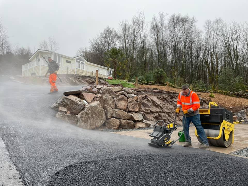 Road Surfacing Contractor Dumfries - Caravan Park Works