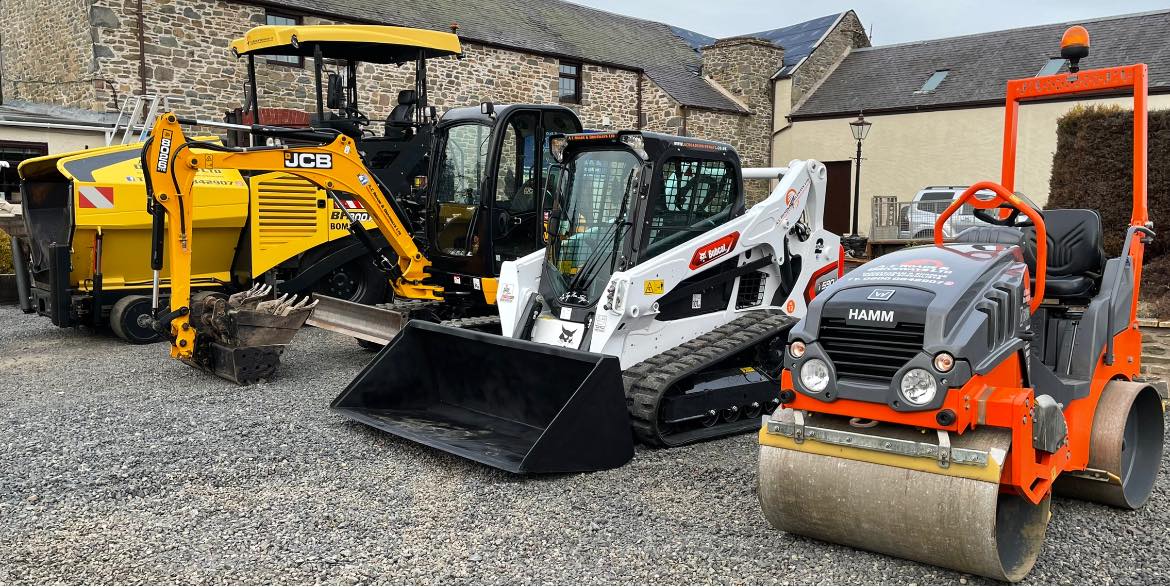 Bobcat T590 Skid Steer with attachments