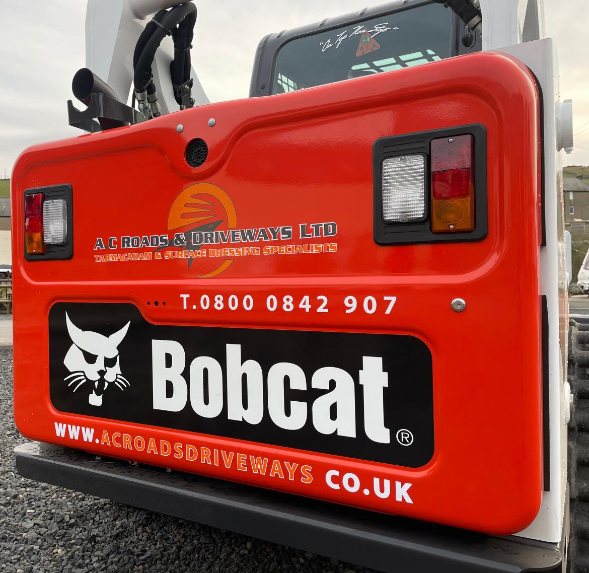 Bobcat T590 Skid Steer with attachments