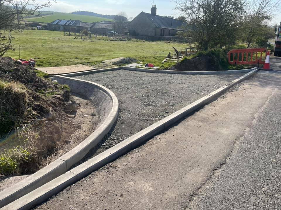 Entranceway Road Surfaced - Netherton, Northumberland