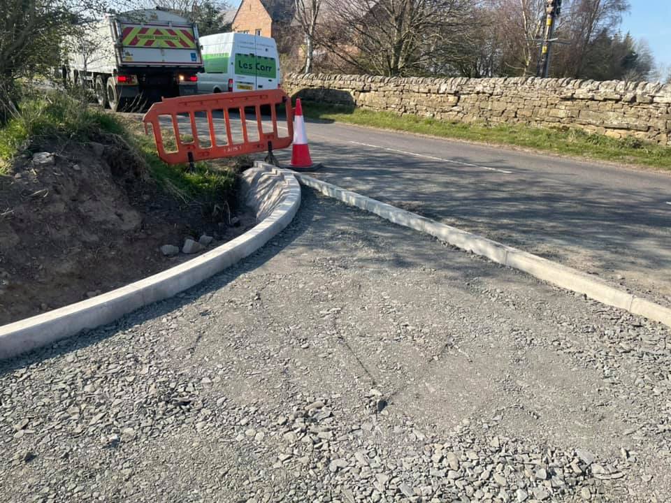 Entranceway Road Surfaced - Netherton, Northumberland