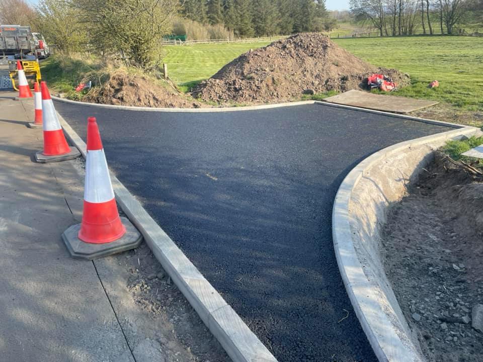 Entranceway Road Surfaced - Netherton, Northumberland