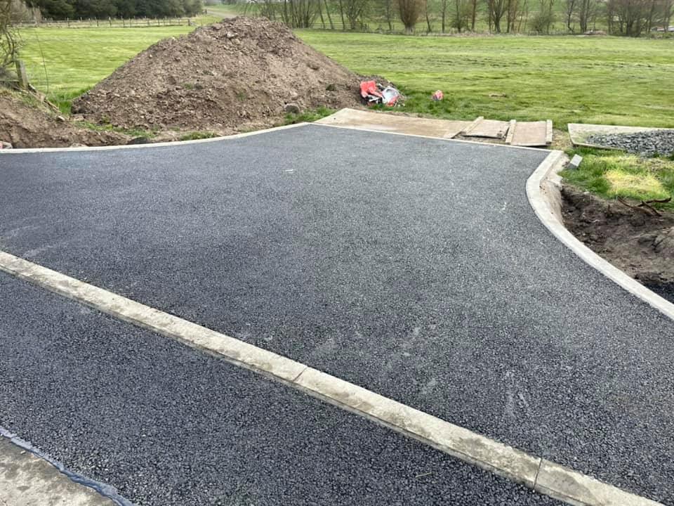 Entranceway Road Surfaced - Netherton, Northumberland