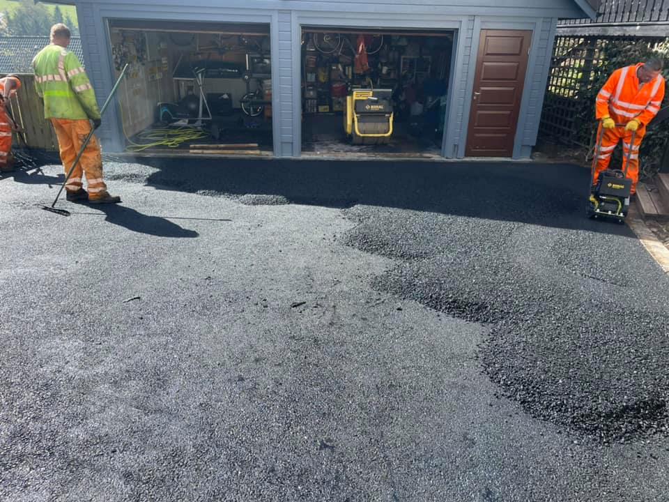 New Tarmac Driveway, Clovenfords, Scottish Borders