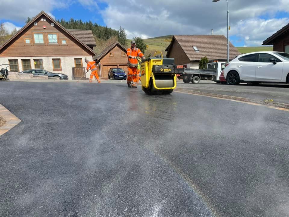 New Tarmac Driveway, Clovenfords, Scottish Borders