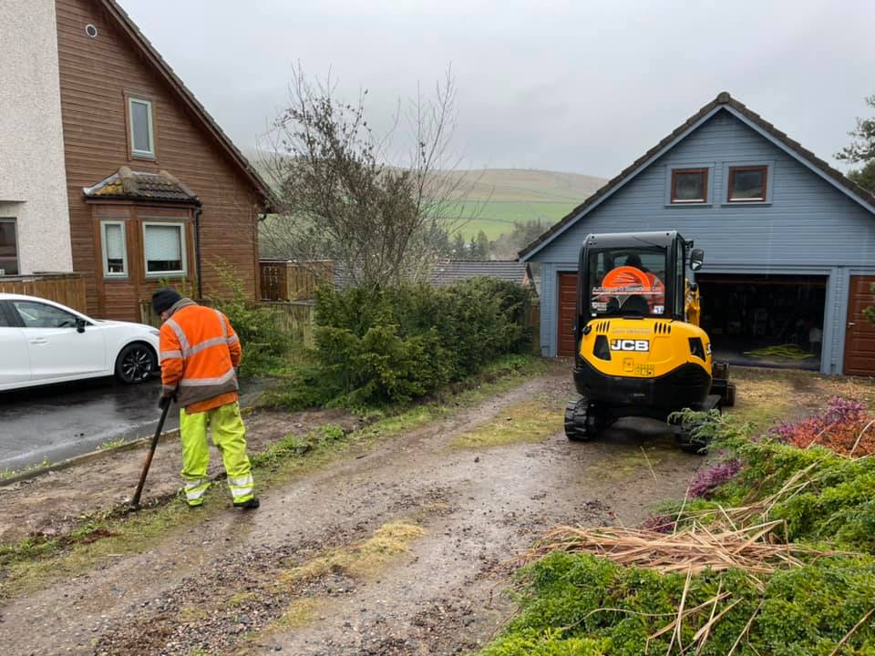 New Tarmac Driveway, Clovenfords, Scottish Borders