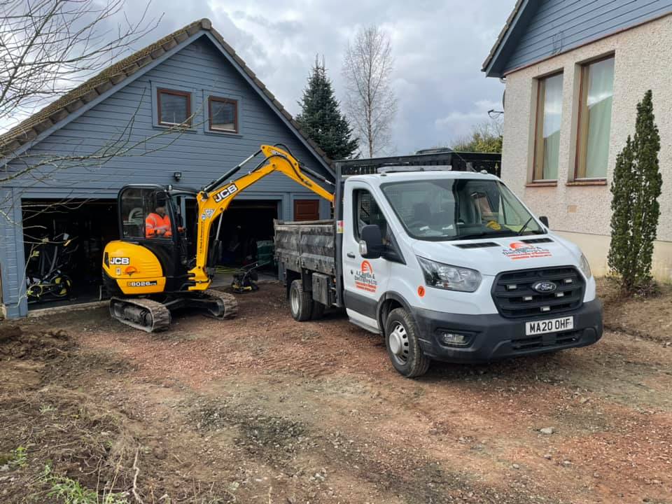 New Tarmac Driveway, Clovenfords, Scottish Borders