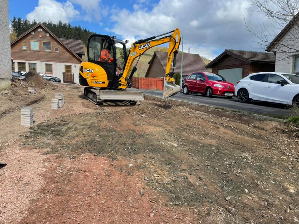 New Tarmac Driveway, Clovenfords, Scottish Borders