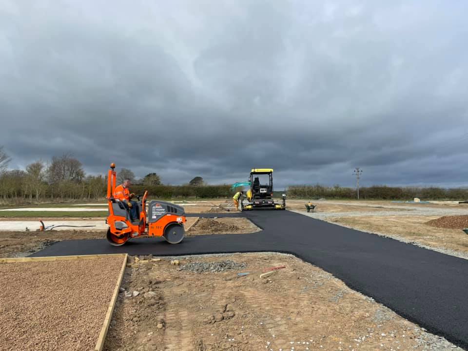 Tarmac Development Work - Barmoor Castle, Caravan Park