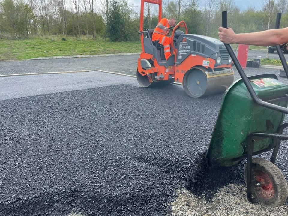 Road Surfacing Carpark, Newcastle