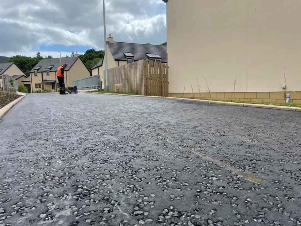 Road Surfacing Works for Housing Development