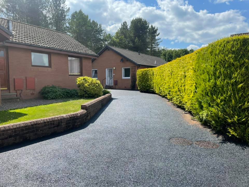 Tarmac Driveway Tweedbank, Scottish Borders