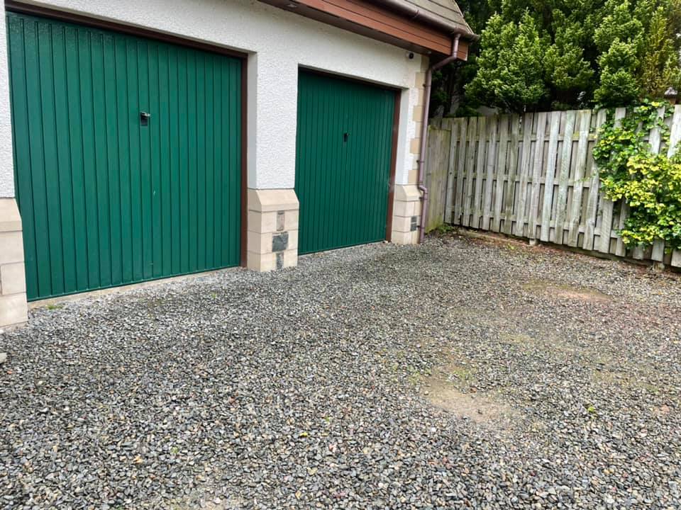 Old Tarmac Driveway without Drainage, Edinburgh, Lothians, Borders