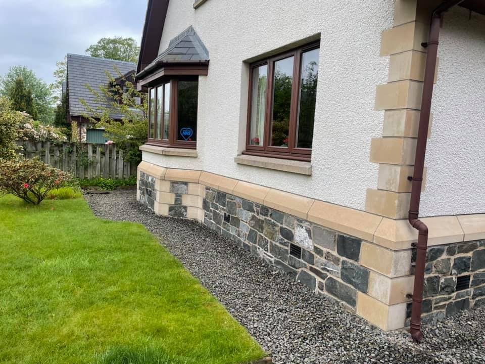 Old Tarmac Driveway without Drainage, Edinburgh, Lothians, Borders