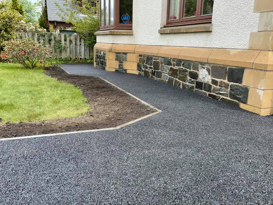 New Tarmac Driveway with Drainage, Edinburgh, Lothians, Borders