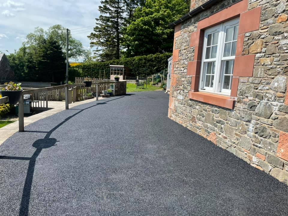 New Tarmac Driveway Lauder, Scottish Borders