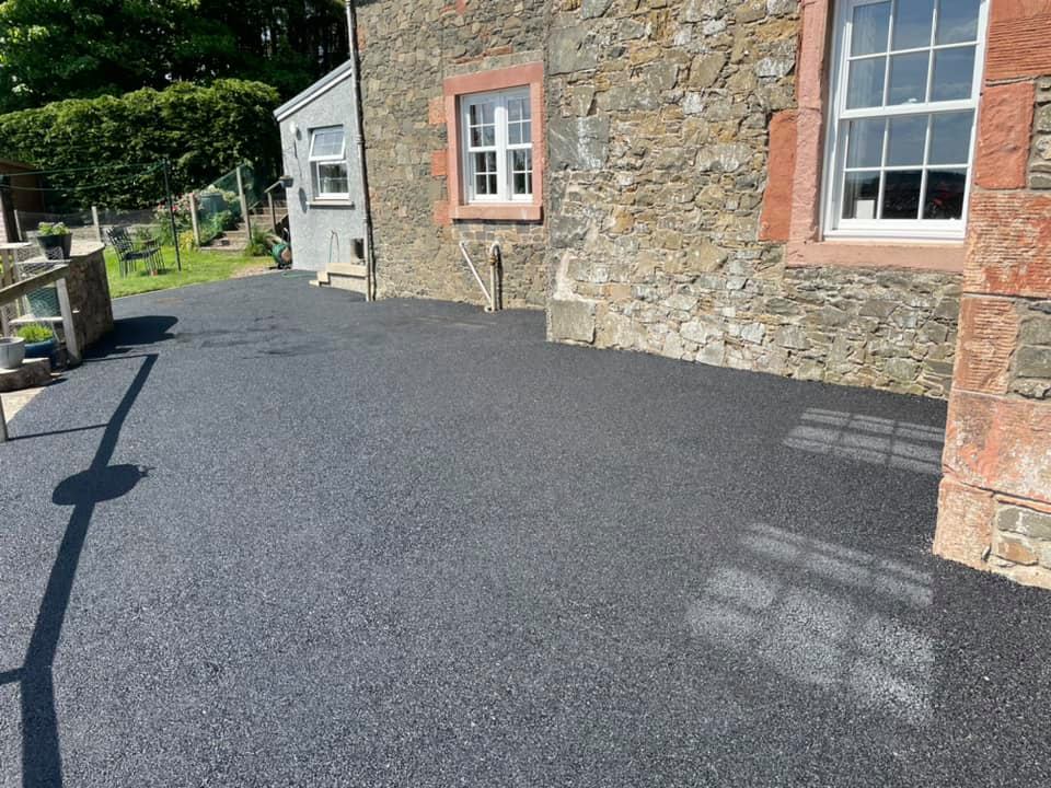 New Tarmac Driveway Lauder, Scottish Borders