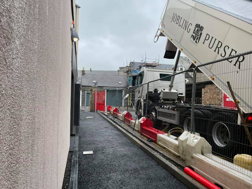 Tarmac Work for Scottish Borders Council, Galashiels