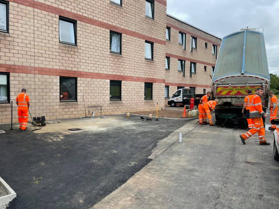 Hospital Grounds Resurfacing Work - Borders General Hospital