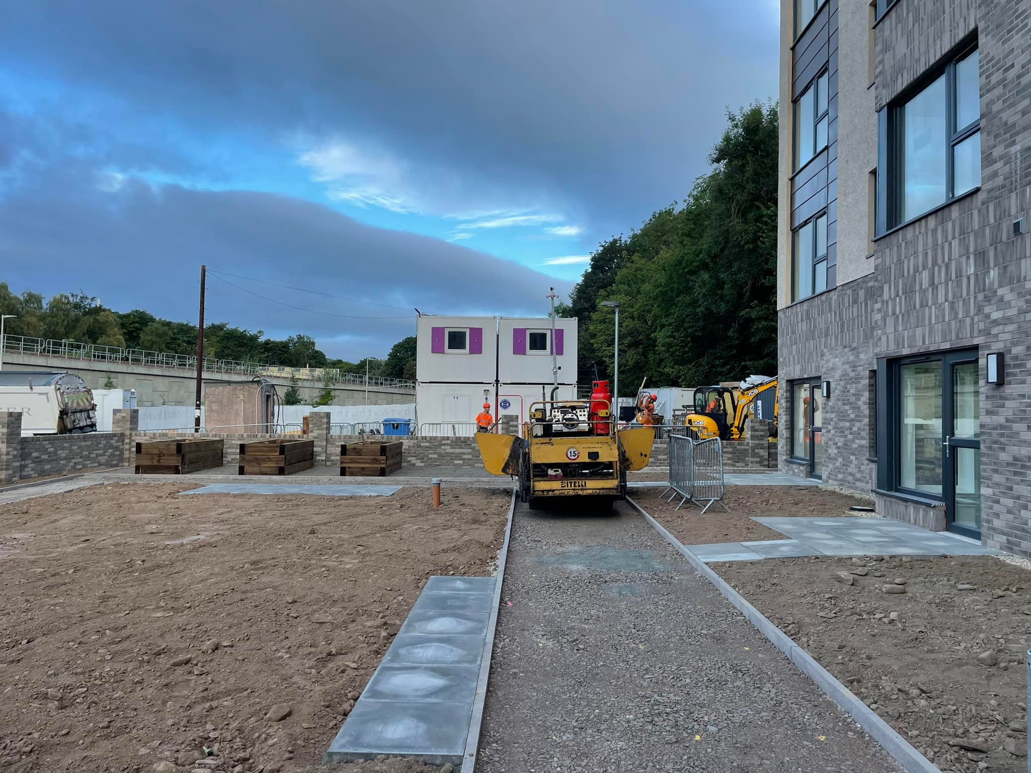 Tarmac Contractors Galashiels - Langhaugh Extra Care Unit Project