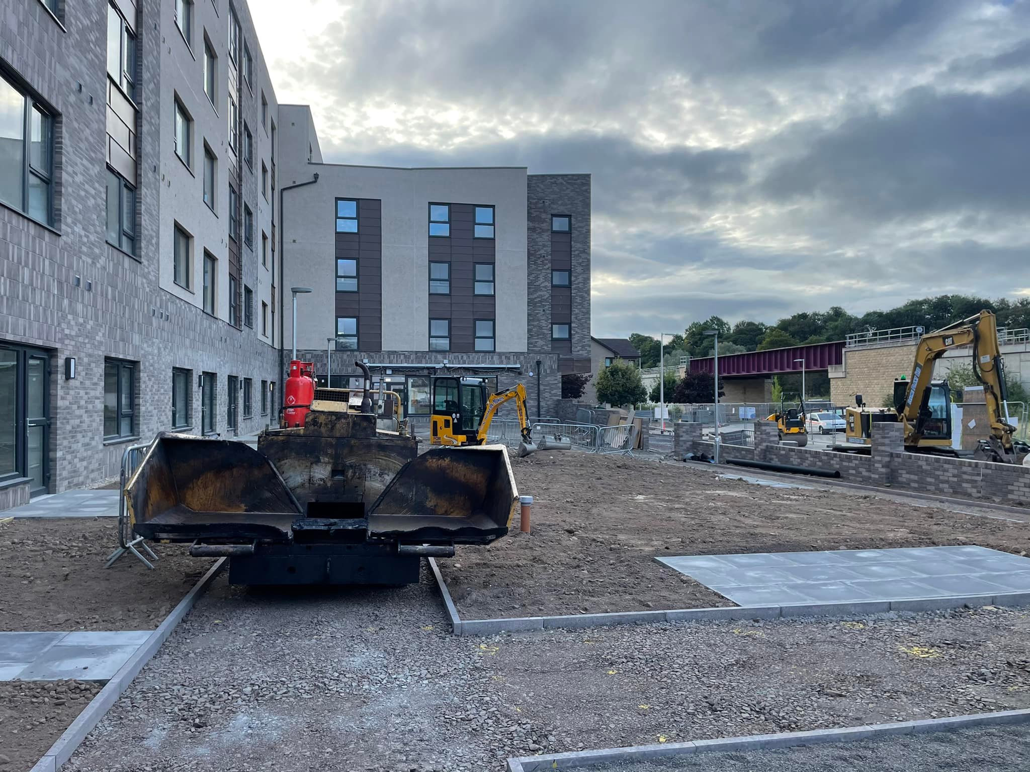 Tarmac Contractors Galashiels - Langhaugh Extra Care Unit Project