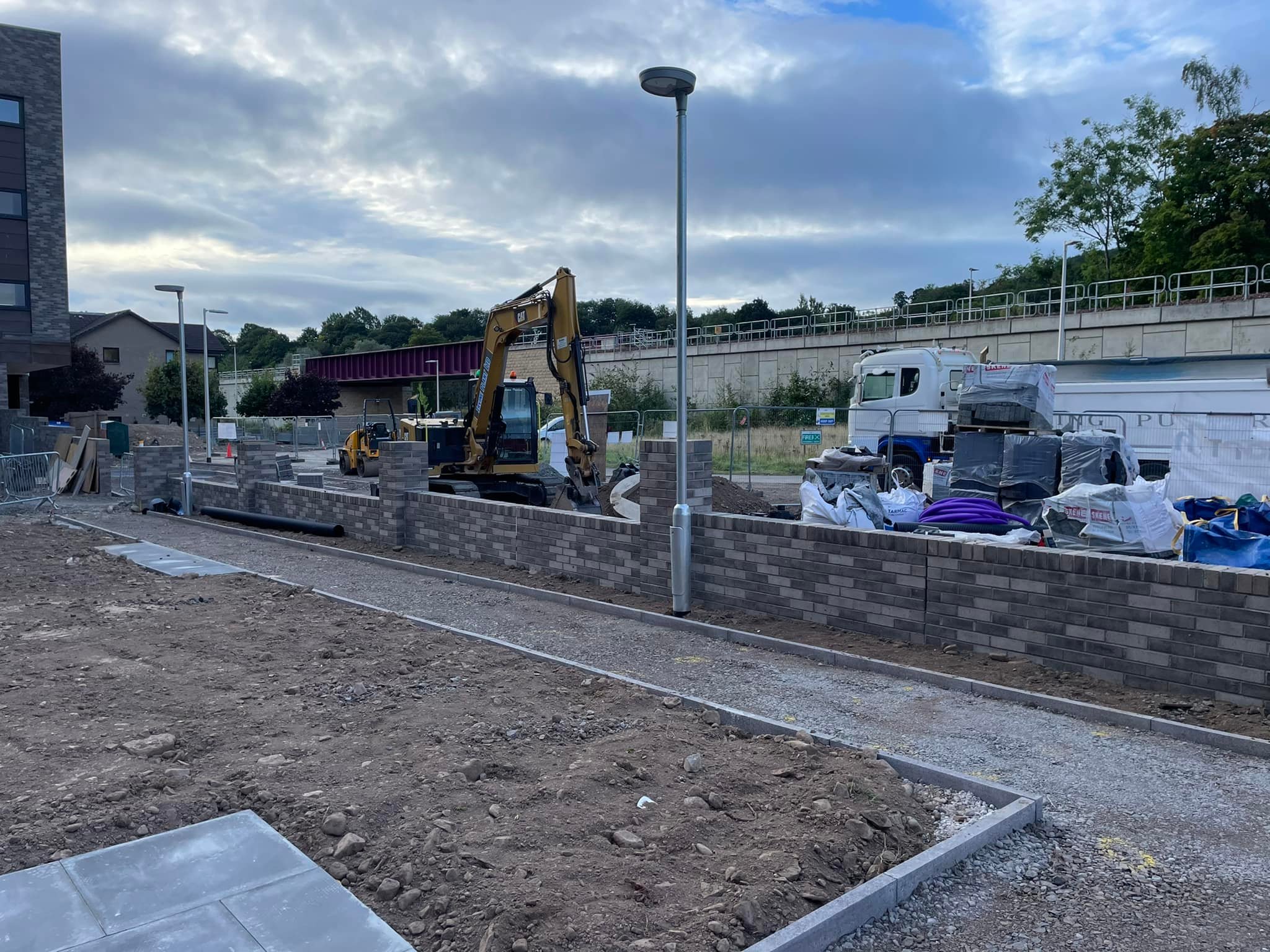 Tarmac Contractors Galashiels - Langhaugh Extra Care Unit Project