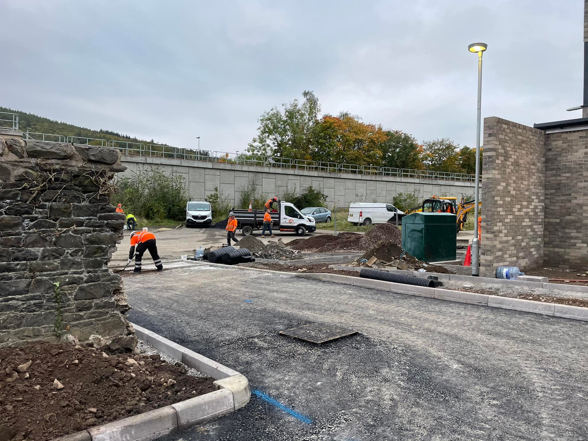 Tarmac Contractors Galashiels - Langhaugh Extra Care Unit Project