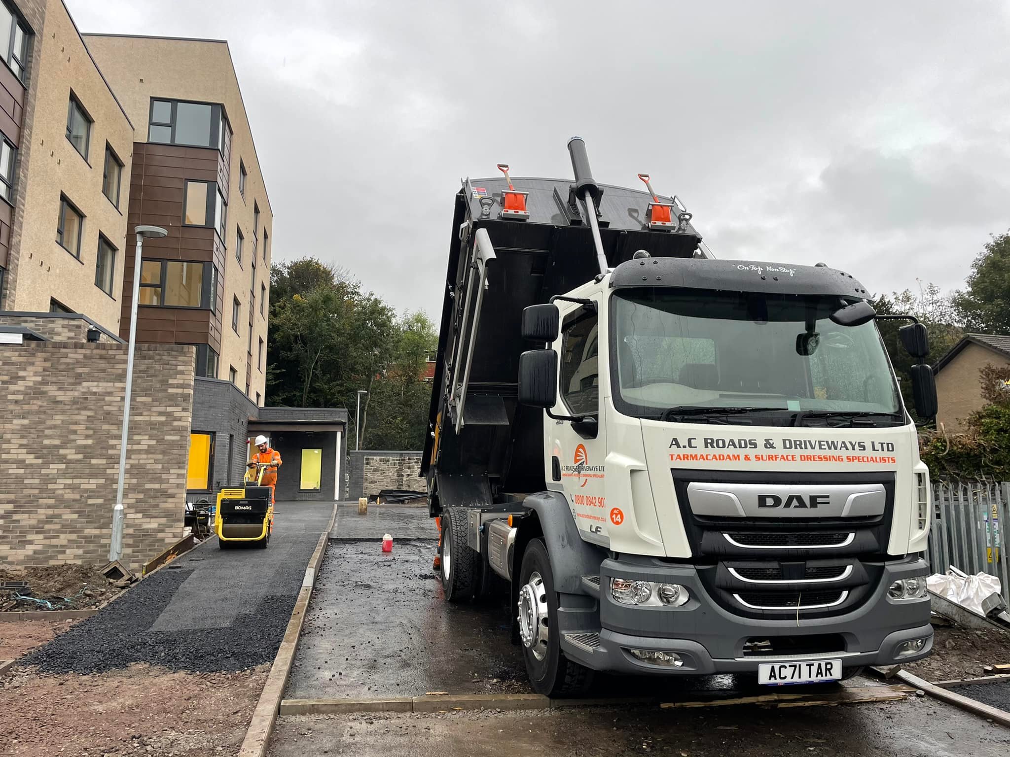 Tarmac Contractors Galashiels - Langhaugh Extra Care Unit Project