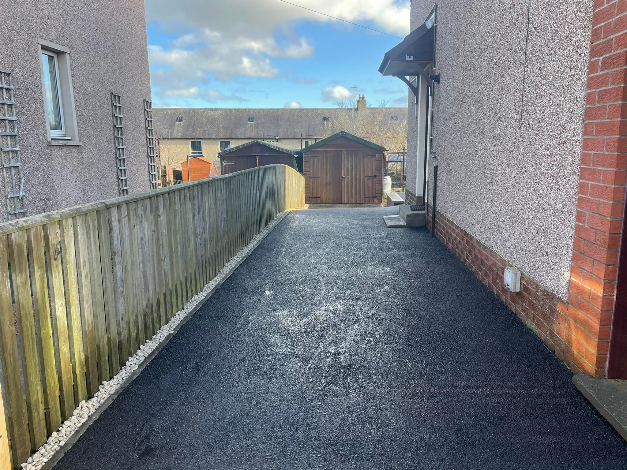 Convert Monoblock to Tarmac Driveway - Hawick, Scotland