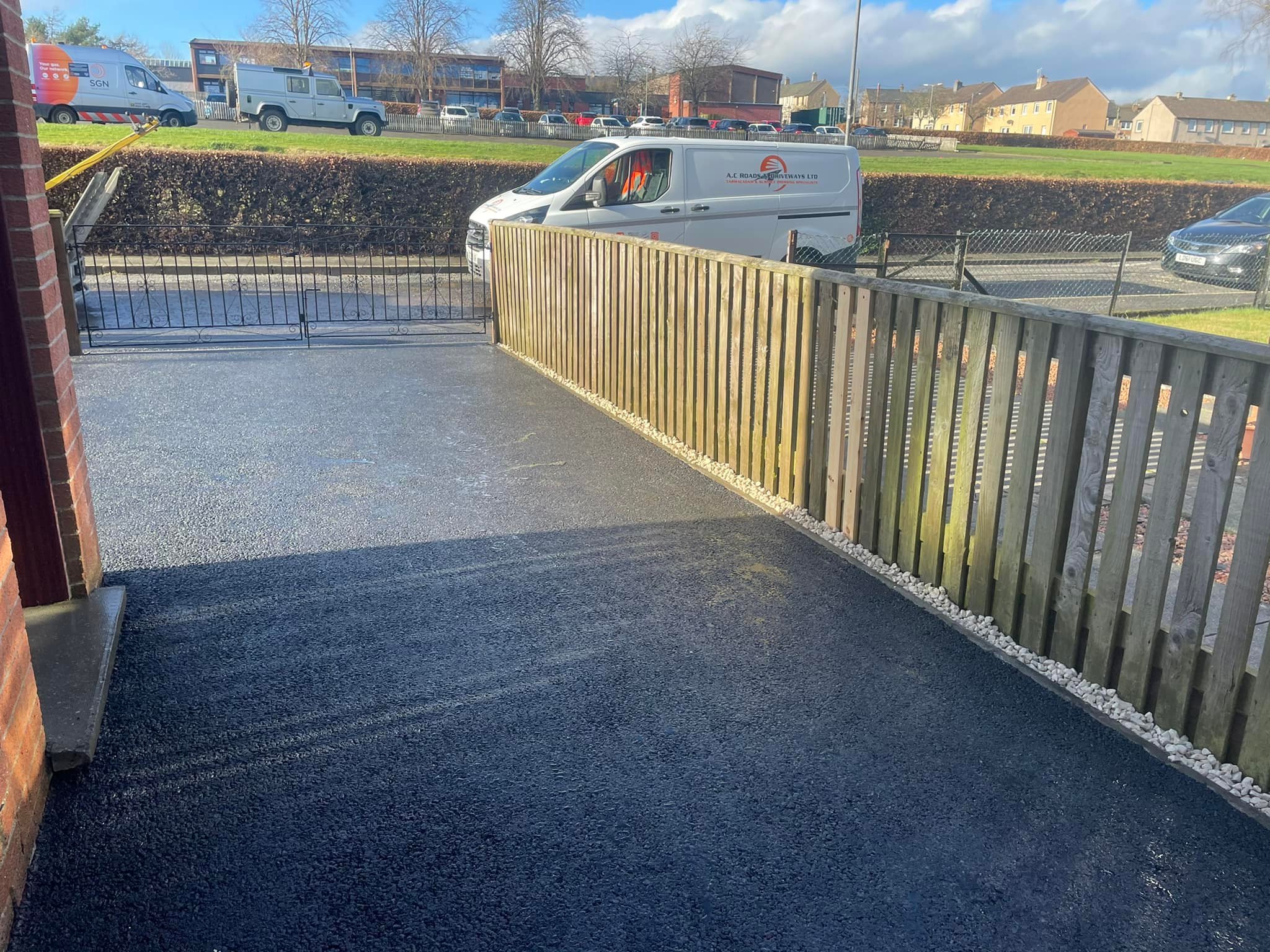 Convert Monoblock to Tarmac Driveway - Hawick, Scotland