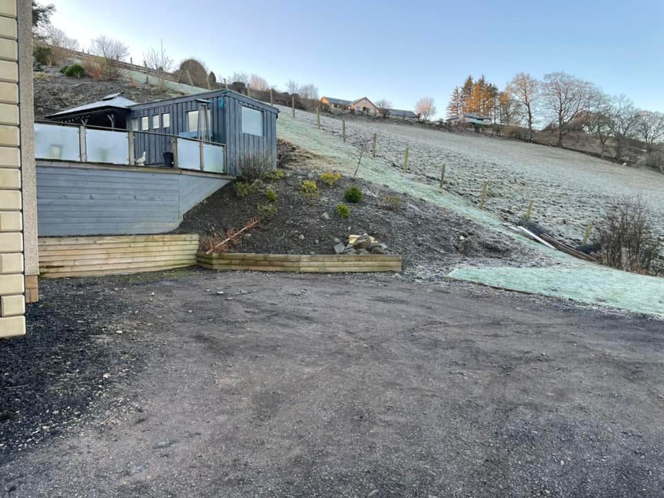 Tarmac Driveway Before Installion - Hawick, Borders