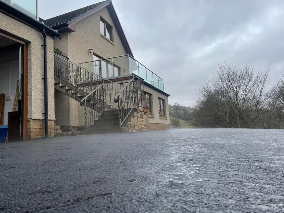 Tarmac Driveway Installion completed - Hawick, Borders