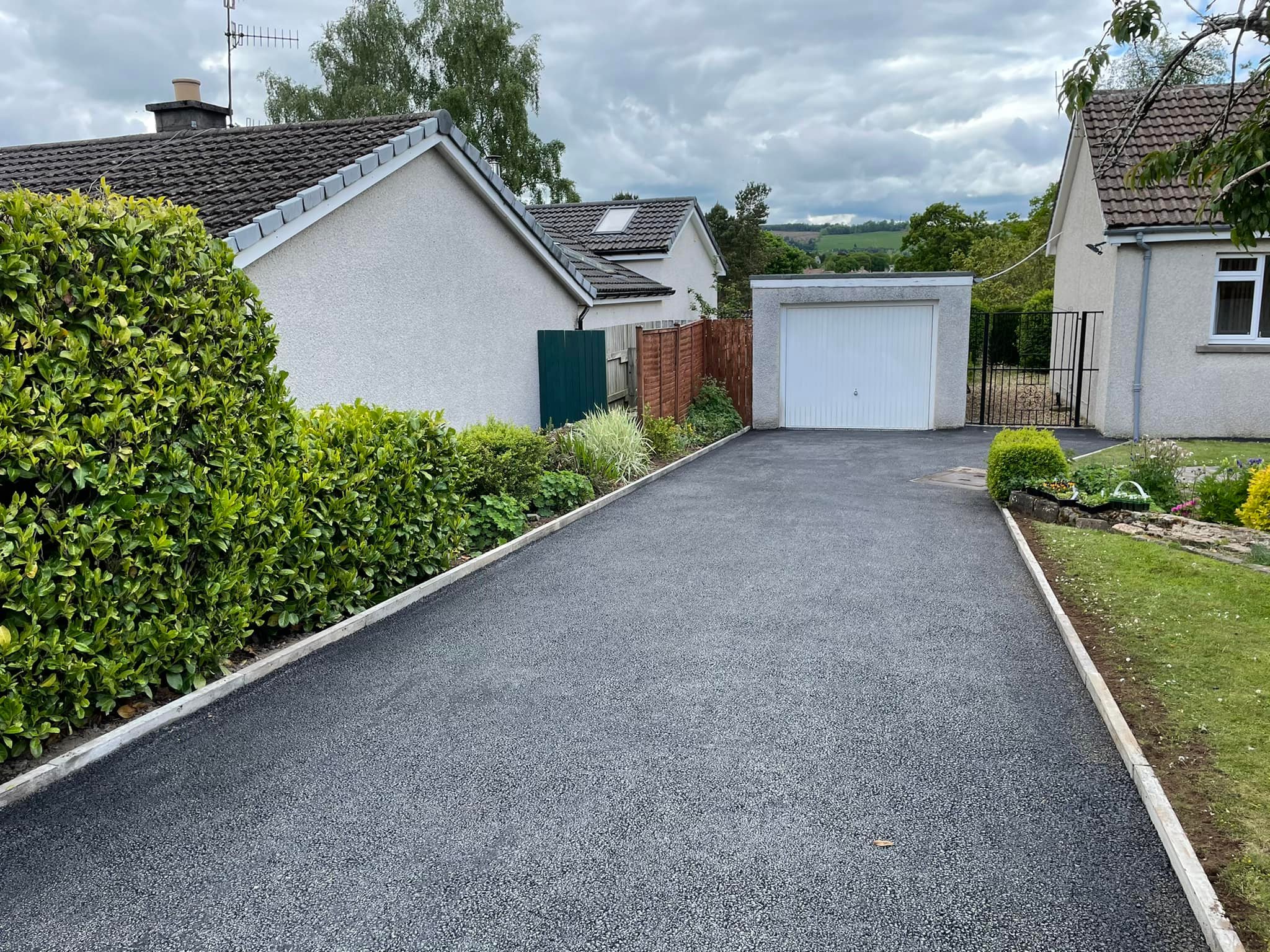 Tarmac Driveway for Bungalow - Peebles, Scotland