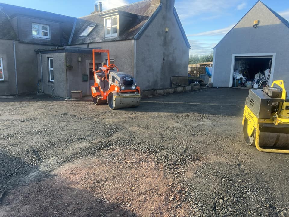 Large Tarmac Driveway with Drainage, Hawick, Borders