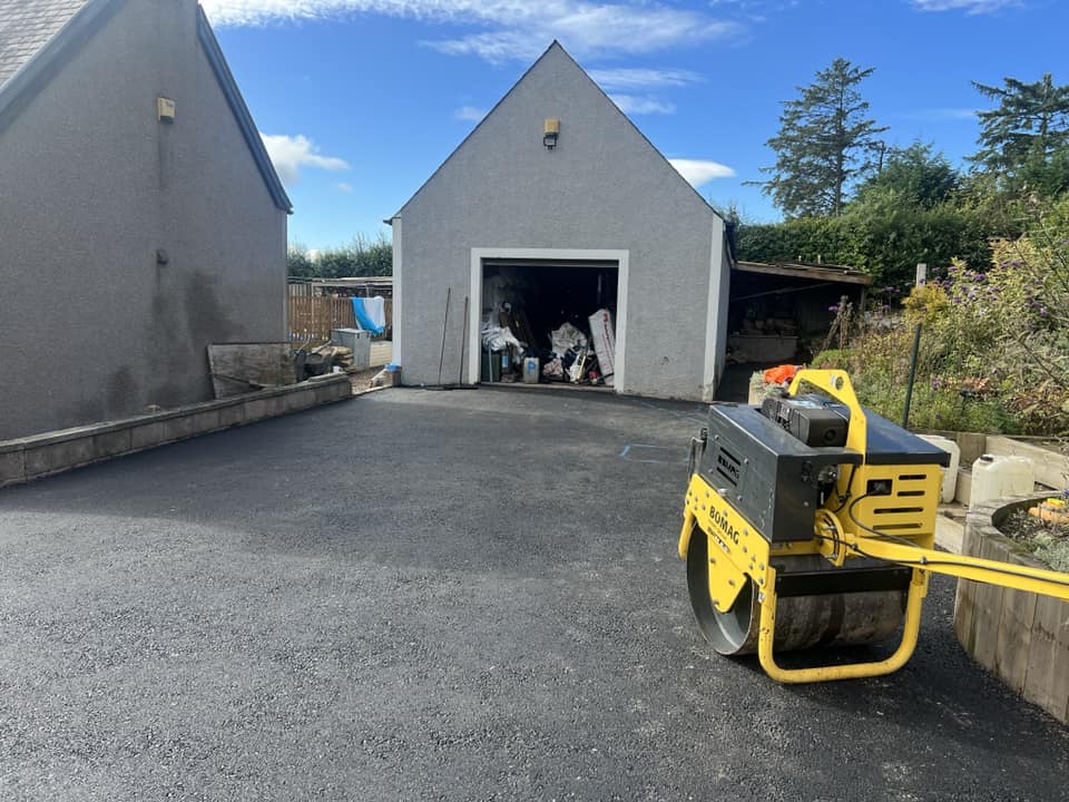 Large Tarmac Driveway with Drainage, Hawick, Borders