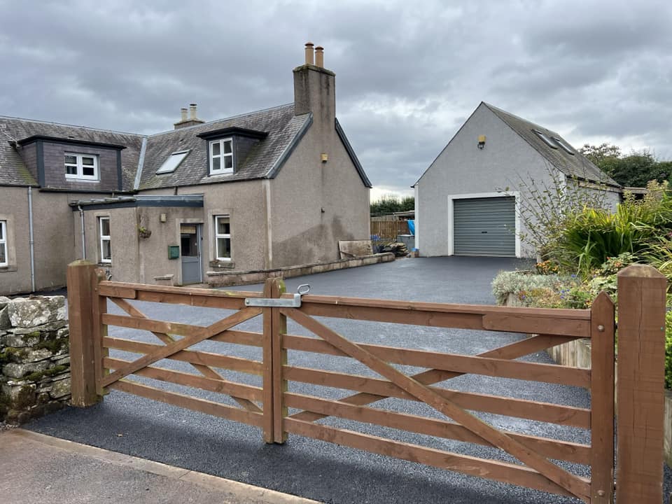 Large Tarmac Driveway with Drainage, Hawick, Borders