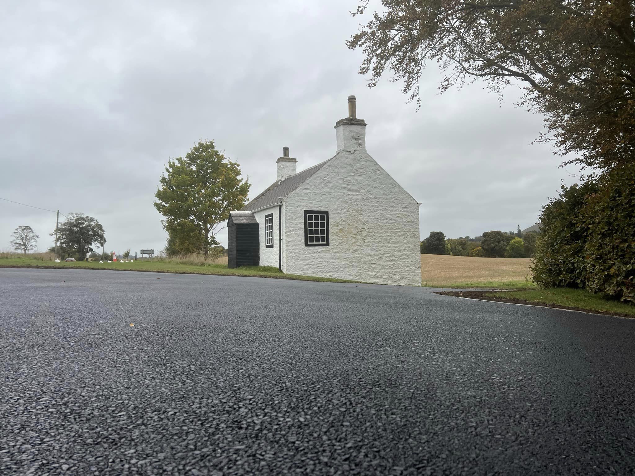 New Tarmac Entranceway_borders scotland