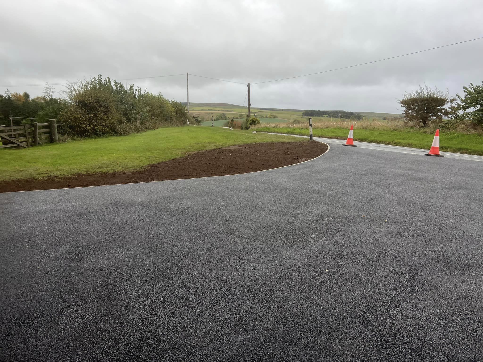 New Tarmac Entranceway_borders scotland