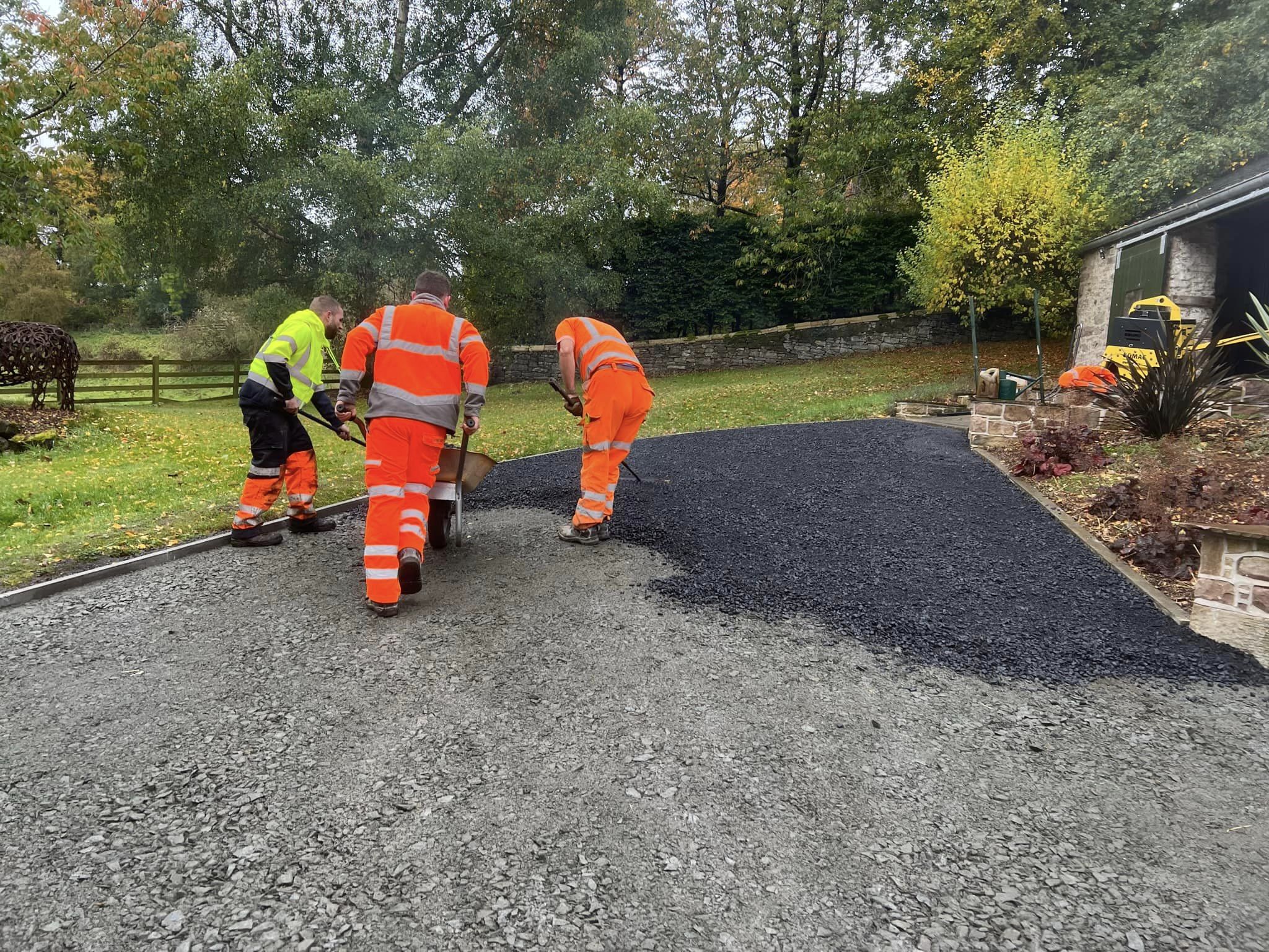 300mm type-1 sub base to ensure a proper foundation