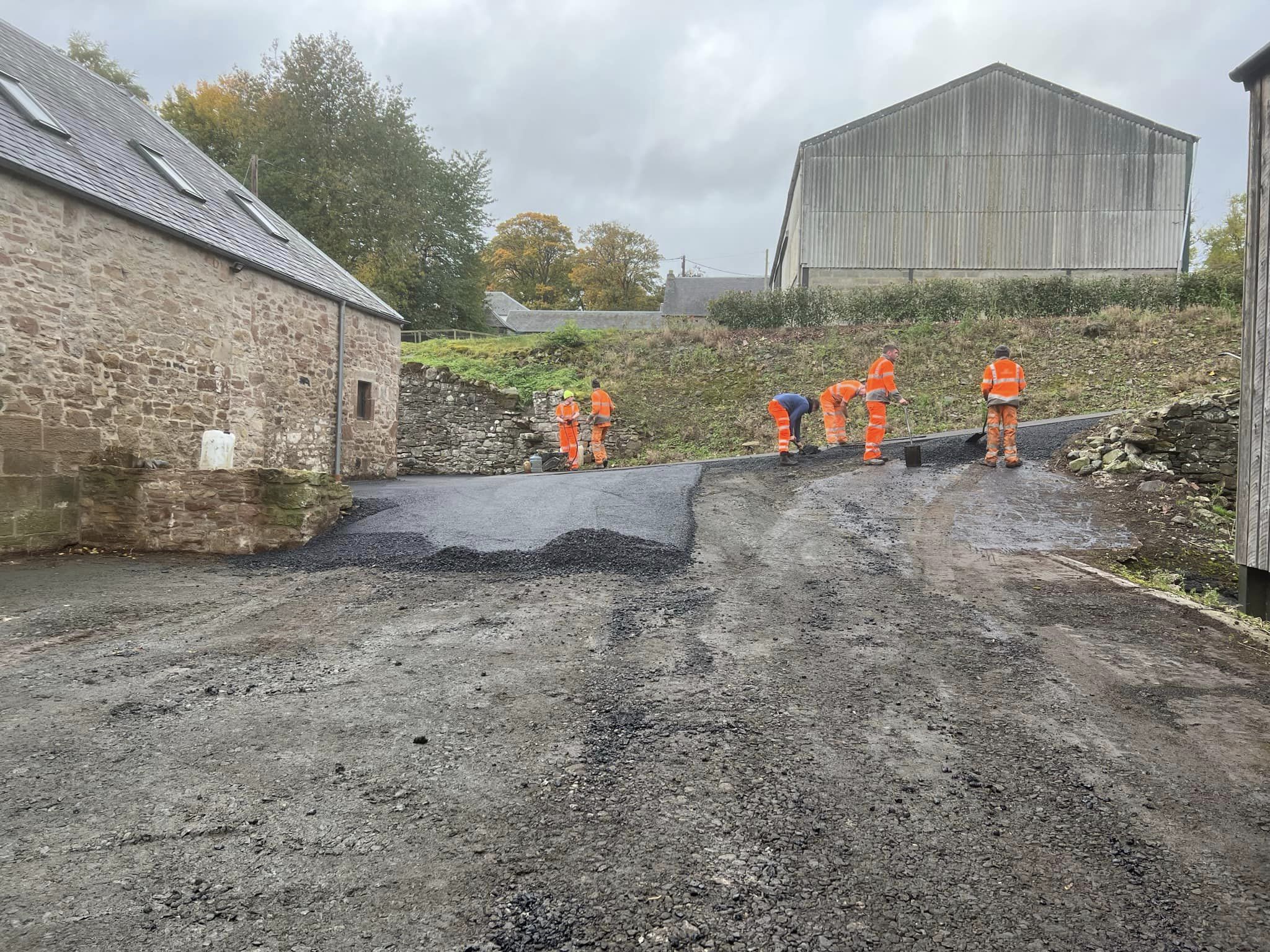 300mm type-1 sub base to ensure a proper foundation