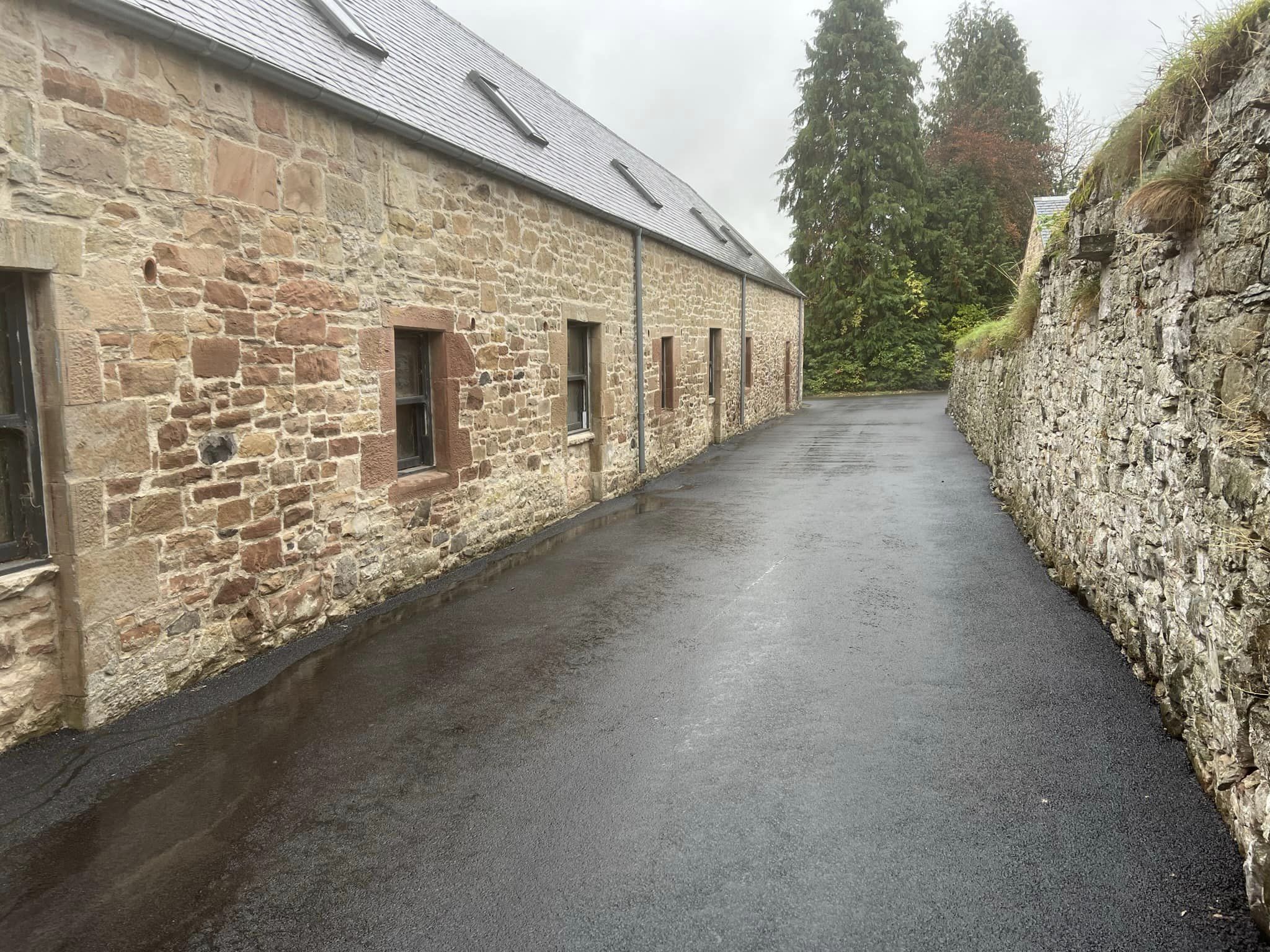 Tarmac Stables, Farm Road Completed Work