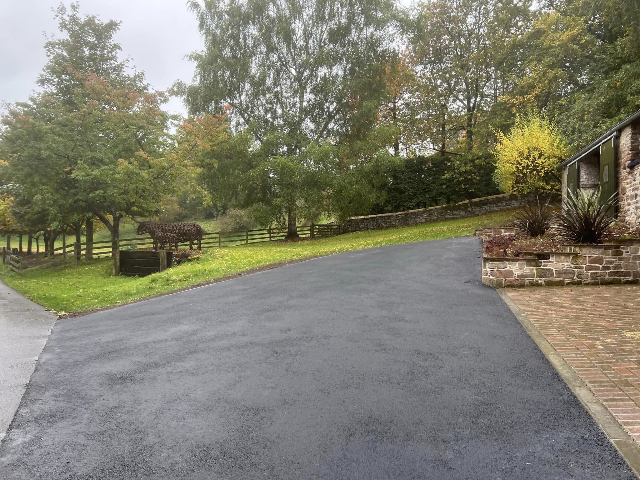 Tarmac Stables, Farm Road Completed Work