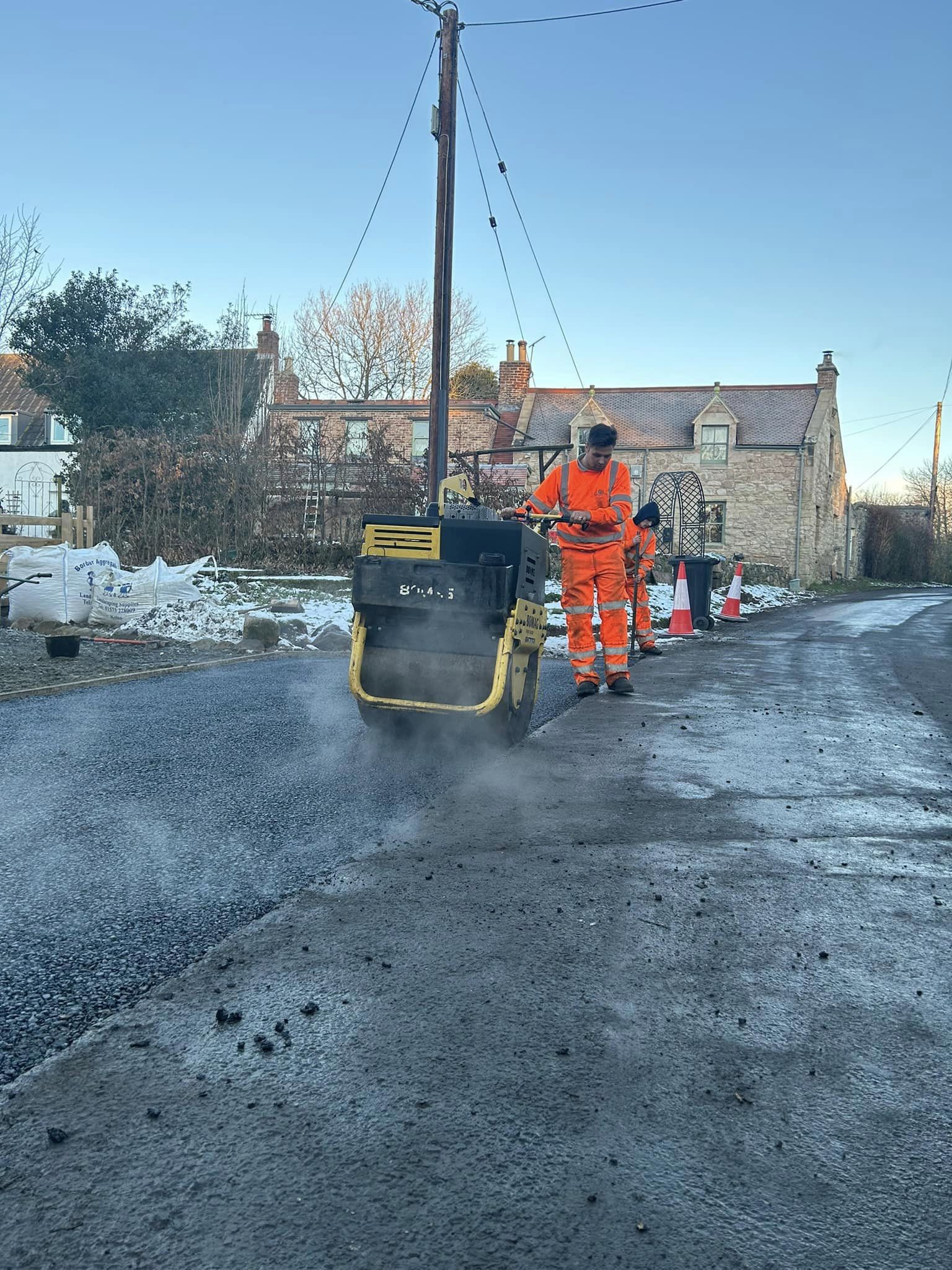 New Tarmac Entranceway to Council Specifications